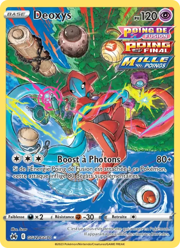 Carte Pokémon Deoxys — Zénith Suprême