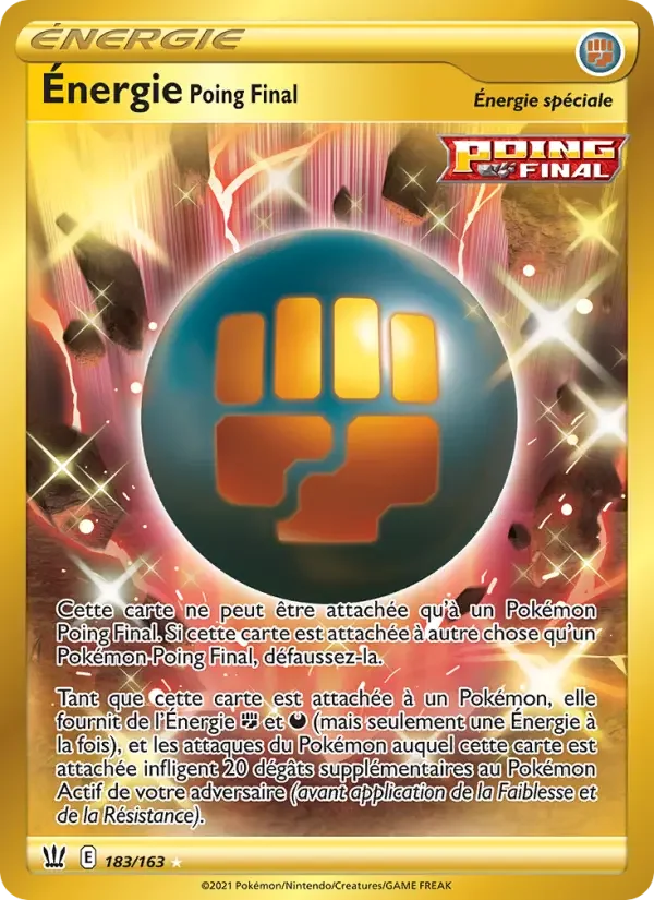 Carte Énergie Poing Final
