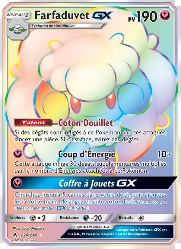 Carte Pokémon Farfaduvet GX — Alliance Infaillible