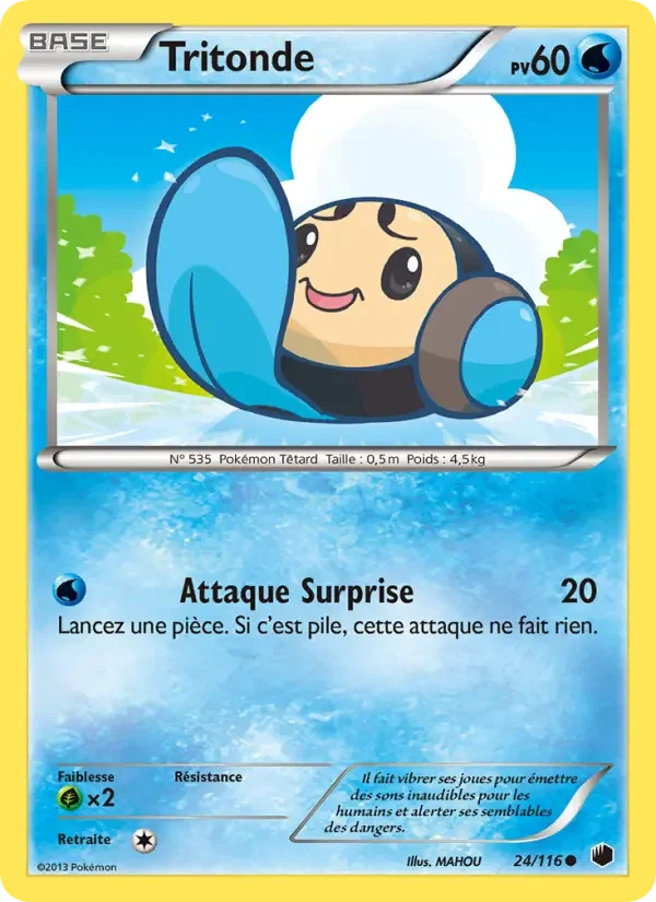 Carte Pokémon Tritonde — Glaciation Plasma