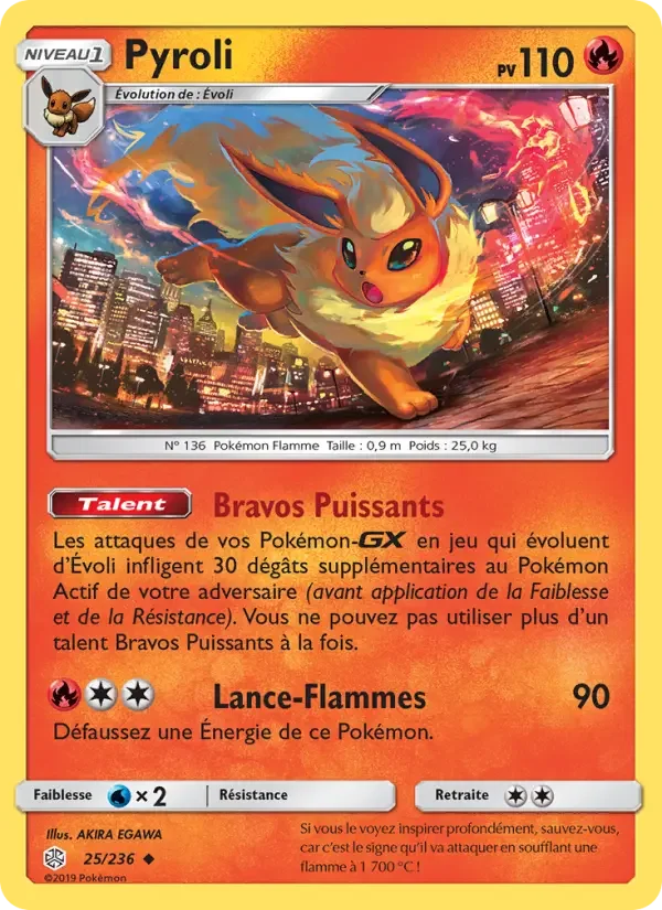 Carte Pokémon Pyroli — Éclipse Cosmique