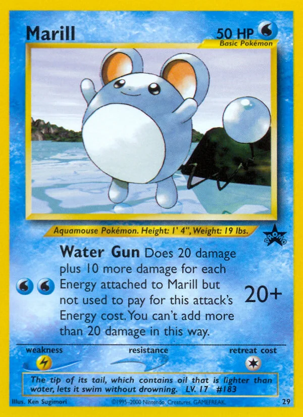 Carte Pokémon Marill — Promos Wizards