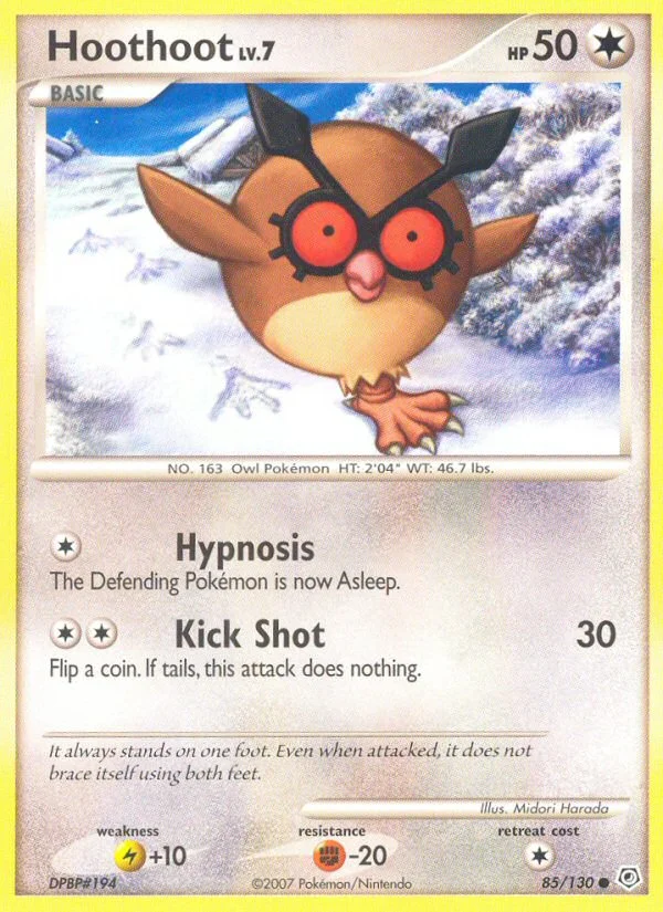 Carte Hoothoot
