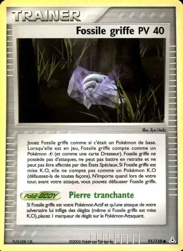 Carte Fossile griffe