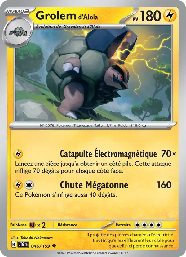 Carte Grolem d'Alola