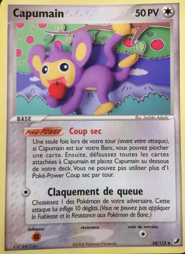 Carte Pokémon Capumain — Forces Cachées
