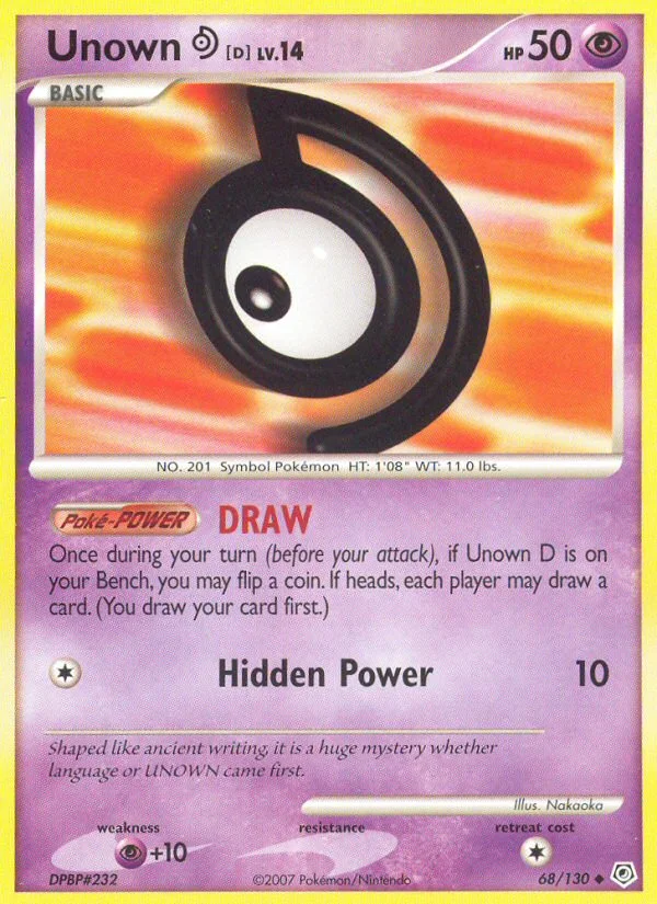 Carte Pokémon Zarbi D — Diamant & Perle