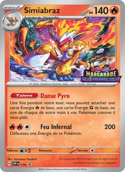 Carte Pokémon Simiabraz — Promos Écarlate et Violet
