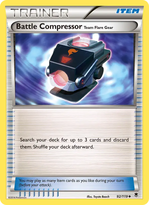 Carte Battle Compressor Team Flare Gear