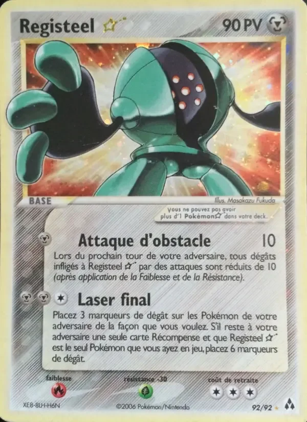 Carte Registeel ☆