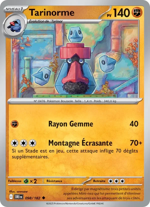 Carte Pokémon Tarinorme — Rivalités Destinées