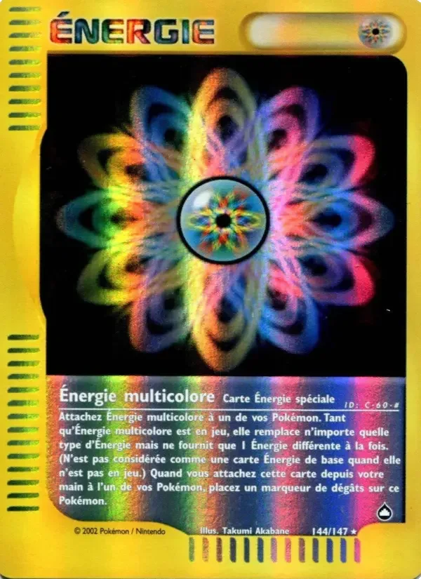 Carte Pokémon Énergie multicolore — Aquapolis