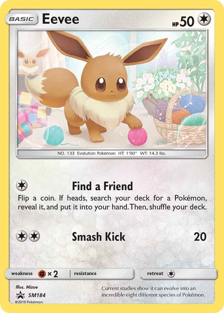 Carte Pokémon Évoli — Promos Soleil et Lune