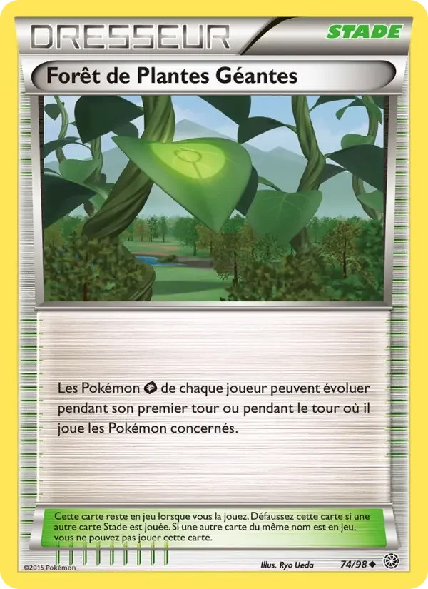 Carte Forêt de Plantes Géantes