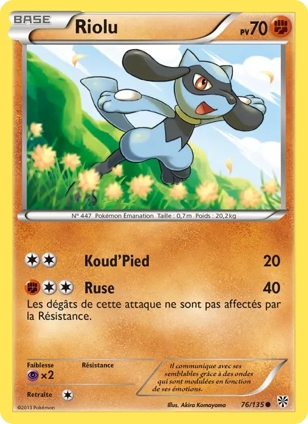 Carte Pokémon Riolu — Tempête Plasma
