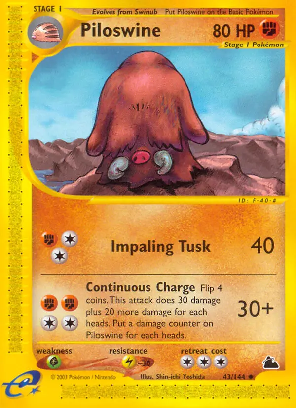 Carte Pokémon Cochignon — Skyridge
