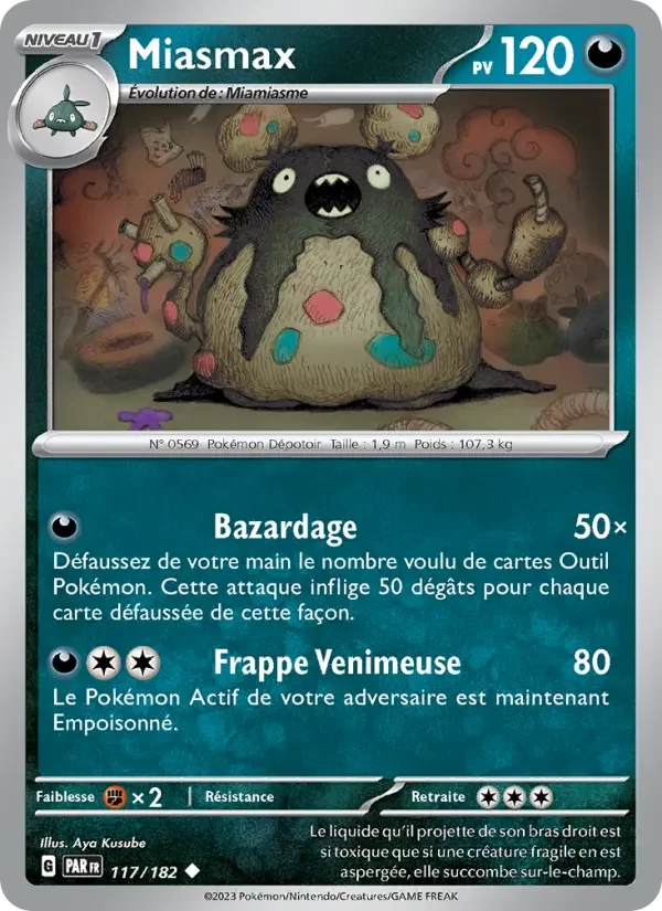 Carte Pokémon Miasmax — Faille Paradoxe