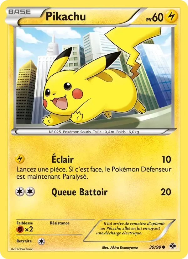 Carte Pikachu