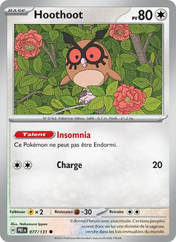 Carte Hoothoot