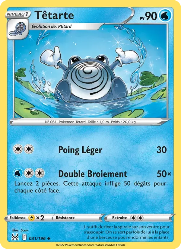 Carte Pokémon Têtarte — Origine Perdue