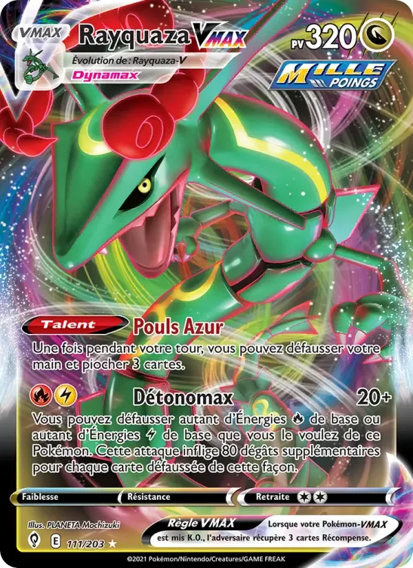 Carte Rayquaza VMAX