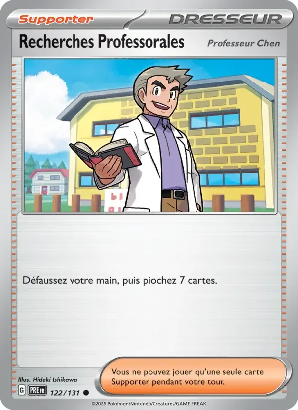 Carte Recherches Professorales