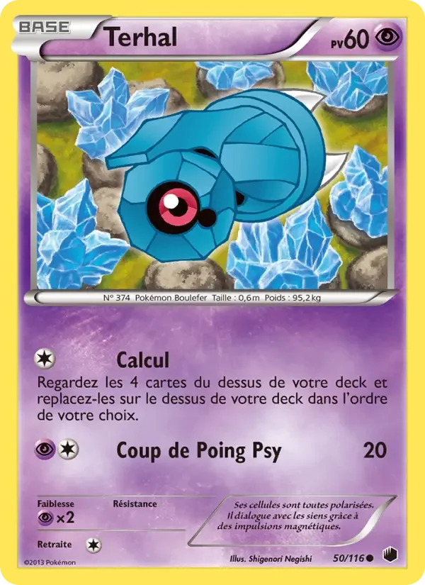 Carte Pokémon Terhal — Glaciation Plasma