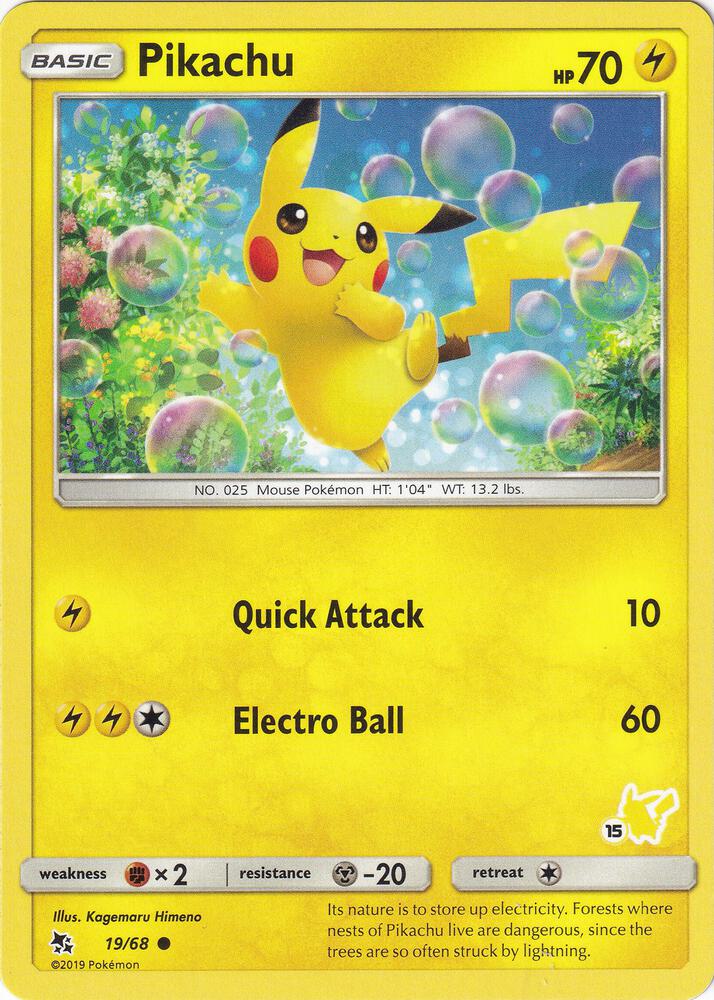 Carte Pokémon Pikachu — Destinées Occultes