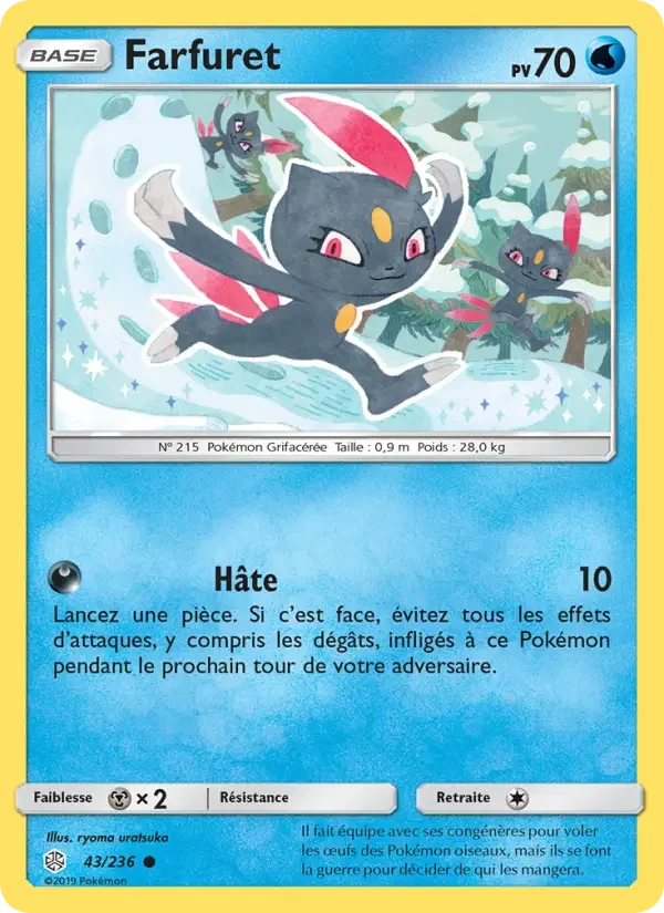 Carte Pokémon Farfuret — Éclipse Cosmique