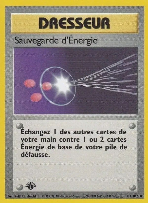 Carte Sauvegarde d'Énergie