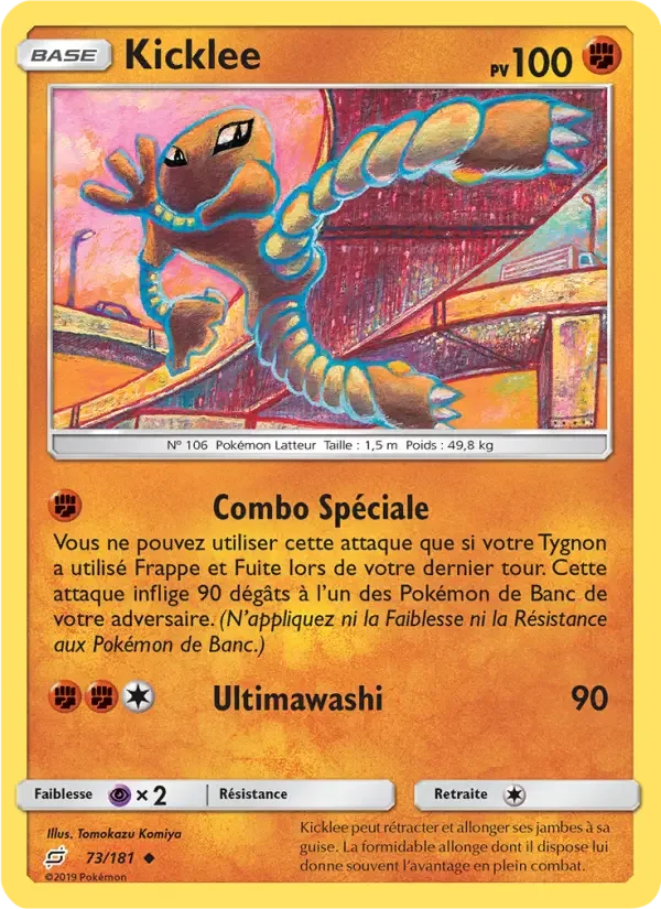 Carte Pokémon Kicklee — Duo de Choc