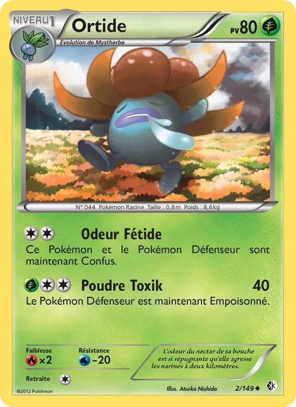 Carte Pokémon Ortide — Frontières Franchies