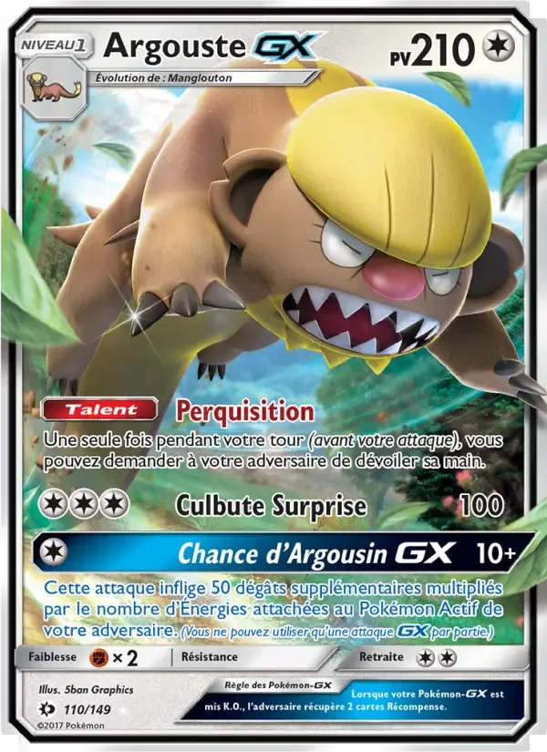 Carte Argouste GX