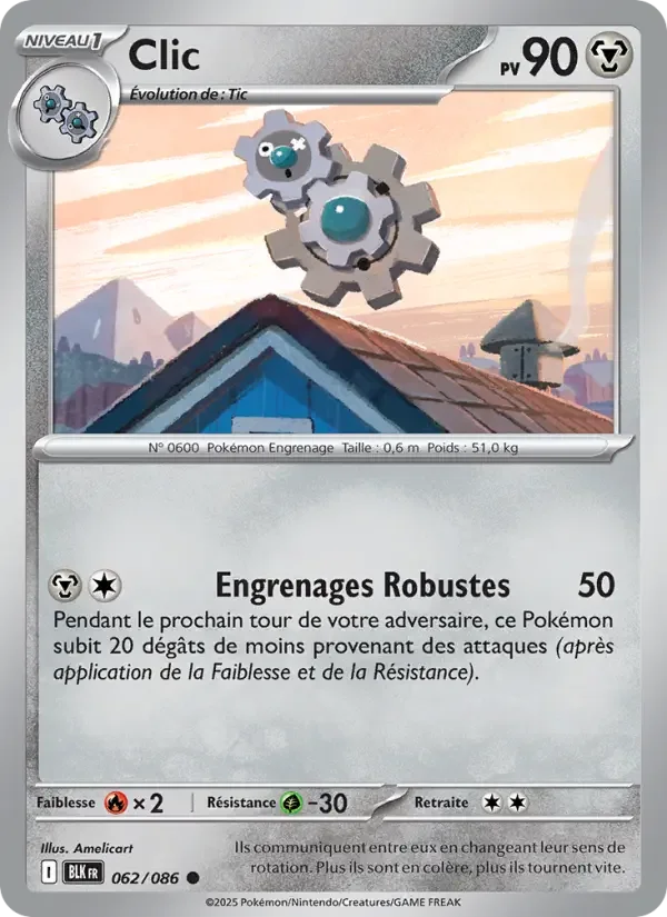 Carte Pokémon Clic — Foudre Noire