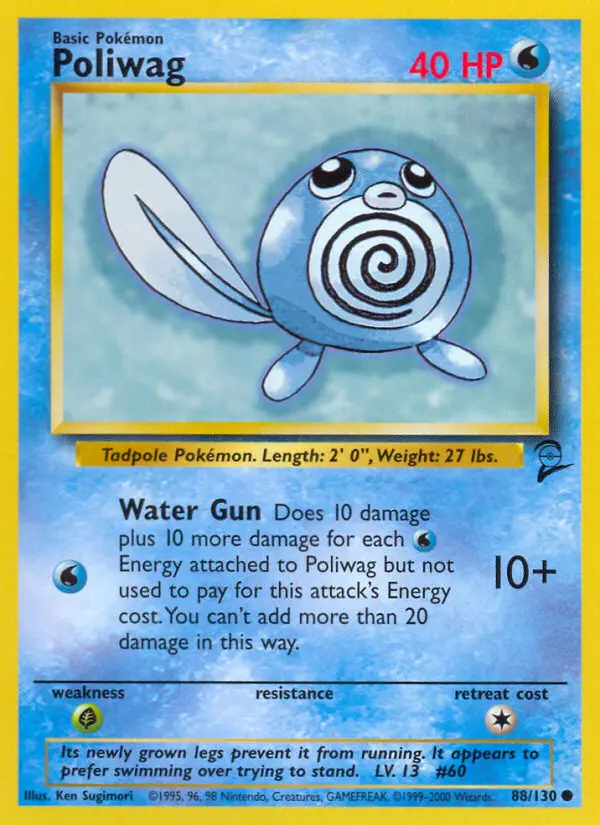 Carte Pokémon Ptitard — Base Set 2
