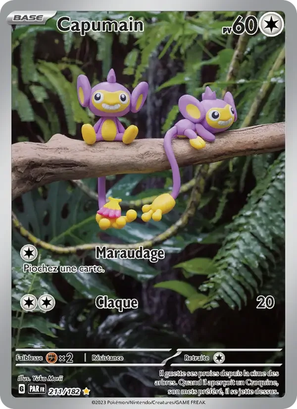 Carte Pokémon Capumain — Faille Paradoxe