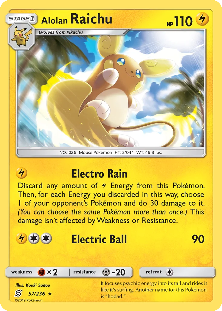 Carte Pokémon Raichu d’Alola — Harmonie des Esprits