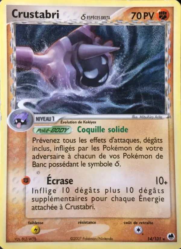 Carte Crustabri δ