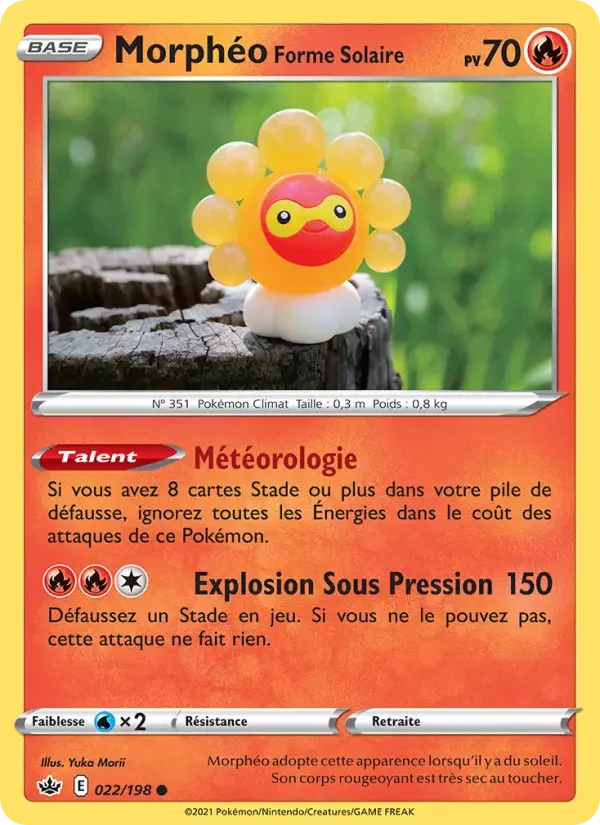 Carte Morphéo Forme Solaire