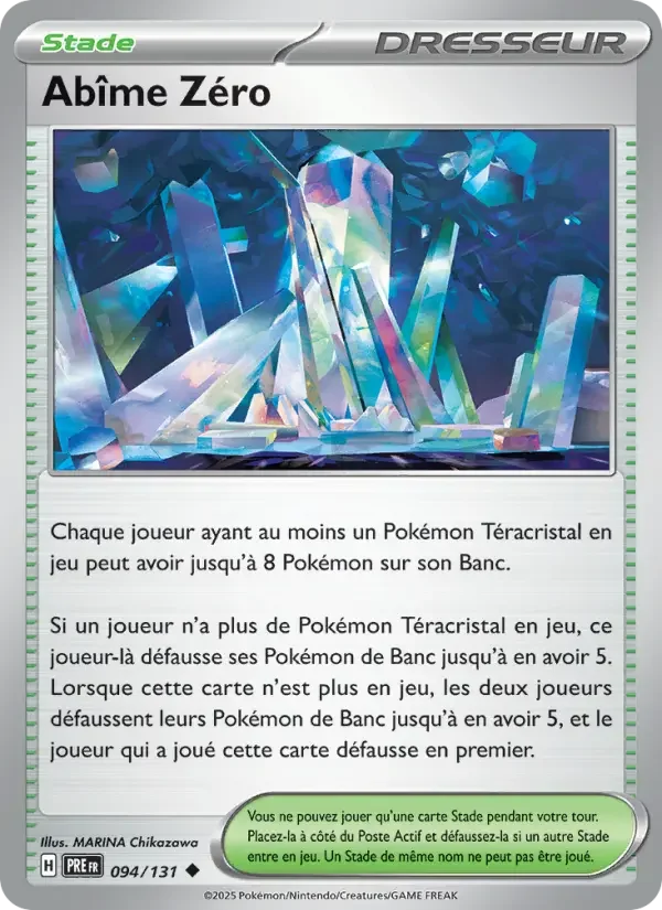 Carte Abîme Zéro