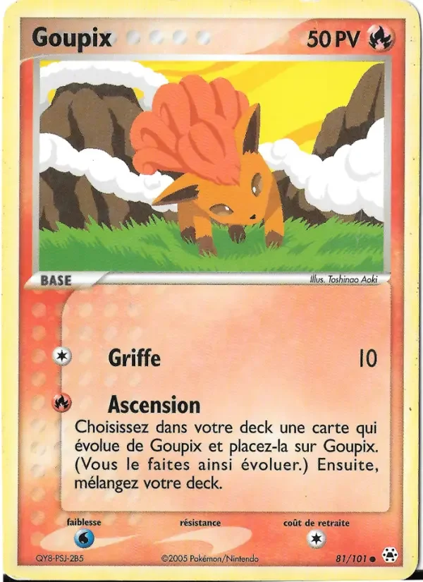 Carte Pokémon Goupix — Légendes Oubliées