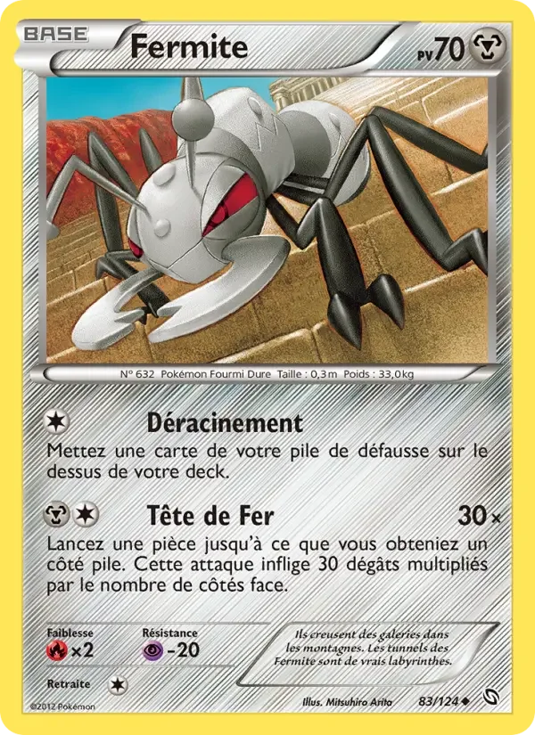 Carte Pokémon Fermite — Dragons Exaltés