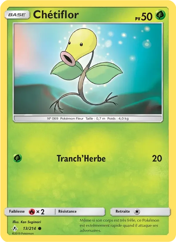 Carte Pokémon Chétiflor — Alliance Infaillible