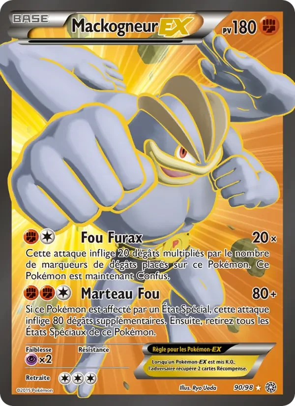 Carte Pokémon Mackogneur EX — Origines Antiques