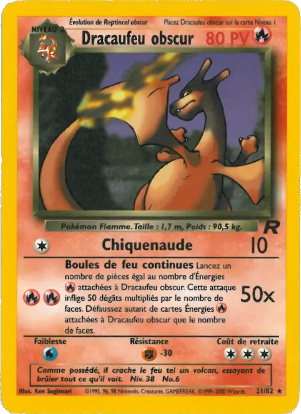 Carte Dracaufeu obscur