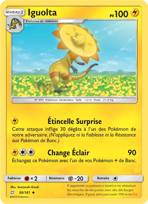 Carte Pokémon Iguolta — Duo de Choc