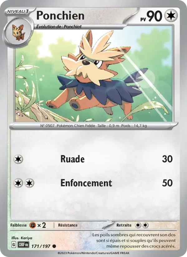 Carte Ponchien