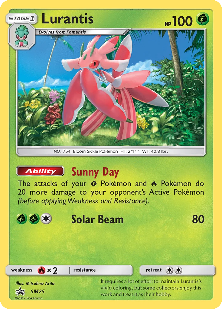 Carte Pokémon Lurantis — Promos Soleil et Lune