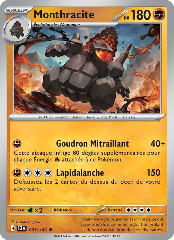 Carte Pokémon Monthracite — Forces Temporelles
