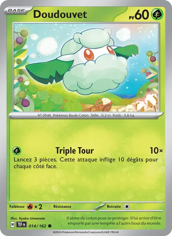 Carte Pokémon Doudouvet — Forces Temporelles